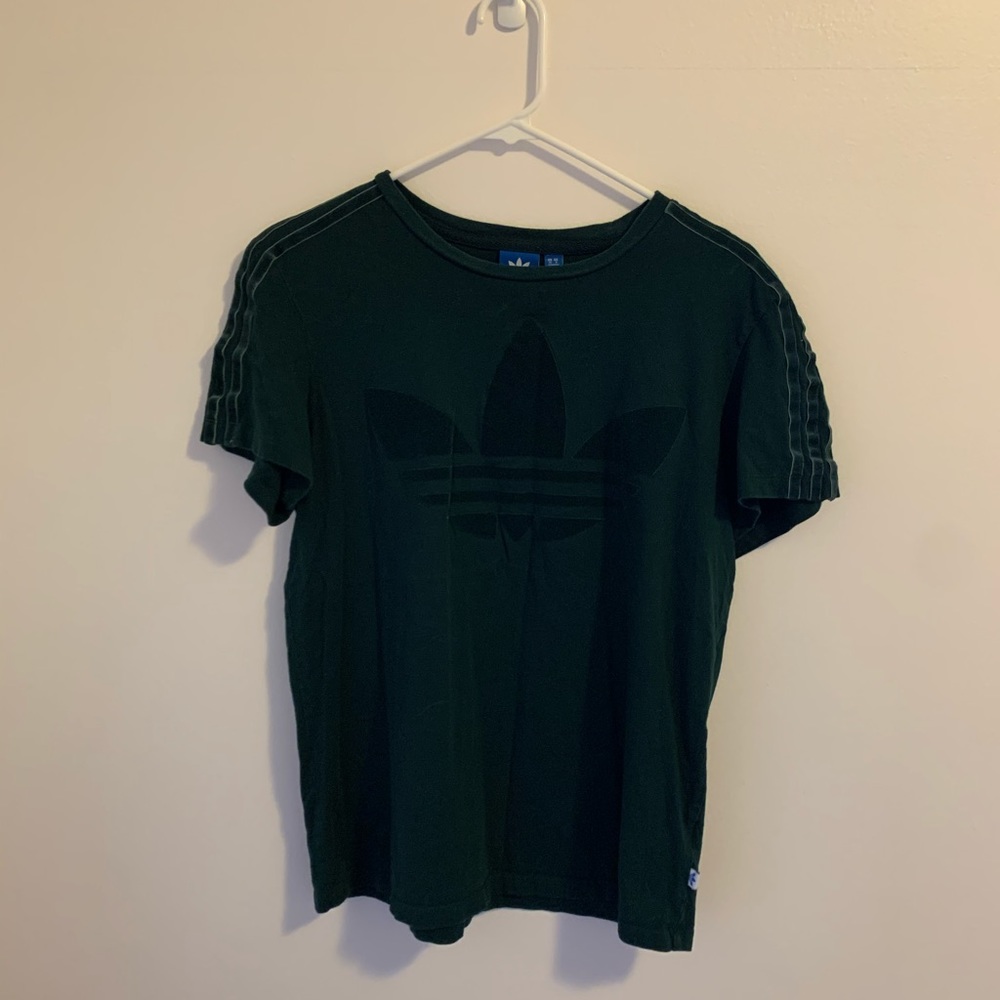 adidas green short sleeve